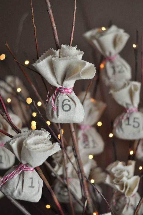 DIY Advent Tree